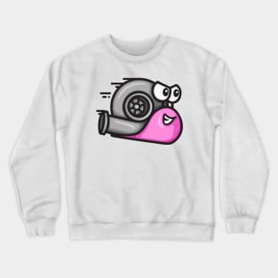 Turbo Snail - Light Pink Crewneck Sweatshirt